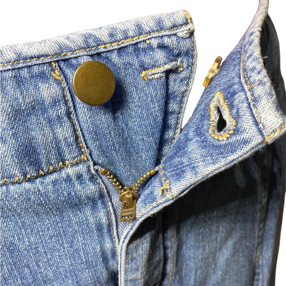 Kim Rogers Vintage Petite Denim Long Maxi Denim Jean Skirt Size 14P - Picture 7 of 8